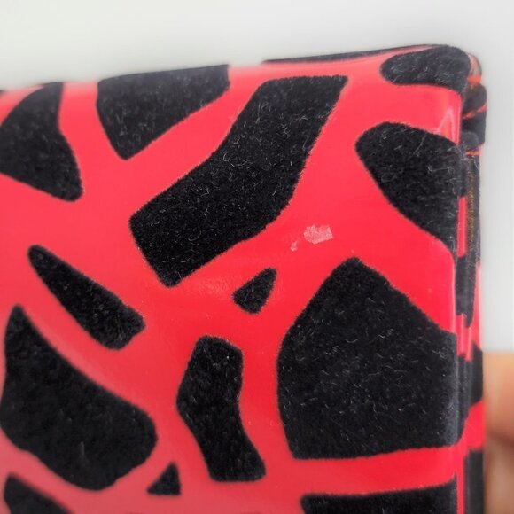 Red and Black Casual Evening Clutch Purse - Picture 6 of 7
